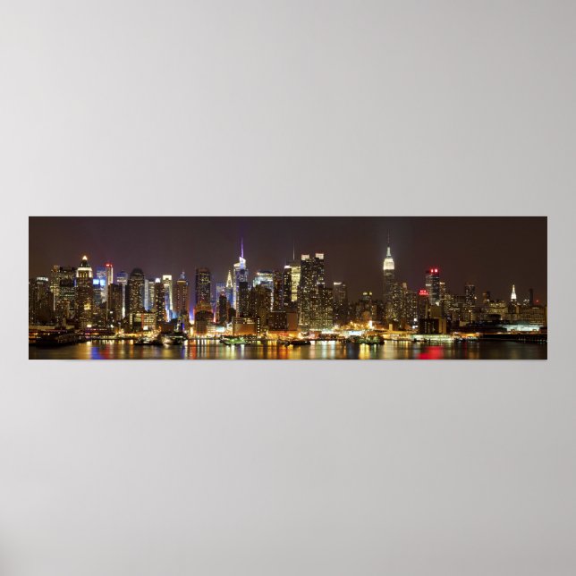 Póster Midtown Manhattan visto de Weehawken New Jersey (Frente)