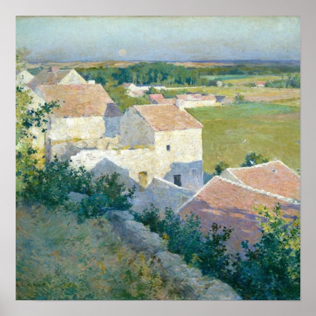 Poster Midverão Twilight Willard Metcalf Fine Art (Frente)