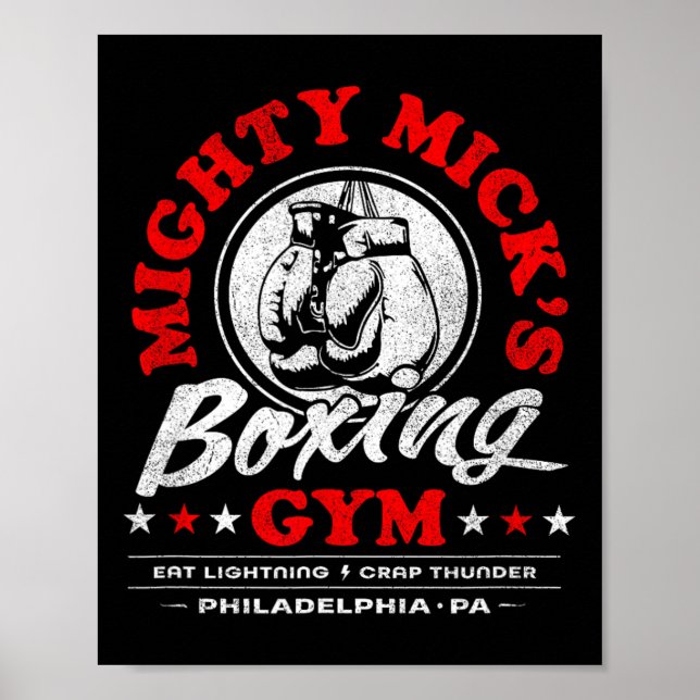 Poster Mighty Mick's Boxing Gym Click 70s Philadelphia (Frente)