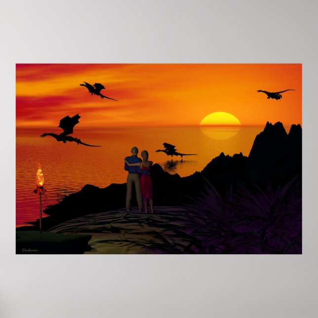 Póster Migração Dragão (Frente)