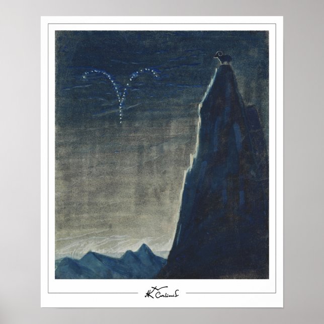 Poster Mikalojus Konstantinas Ciurlionis Zedign Art Posto (Frente)