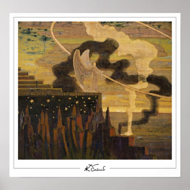 Poster Mikalojus Konstantinas Ciurlionis Zedign Art Posto (Frente)