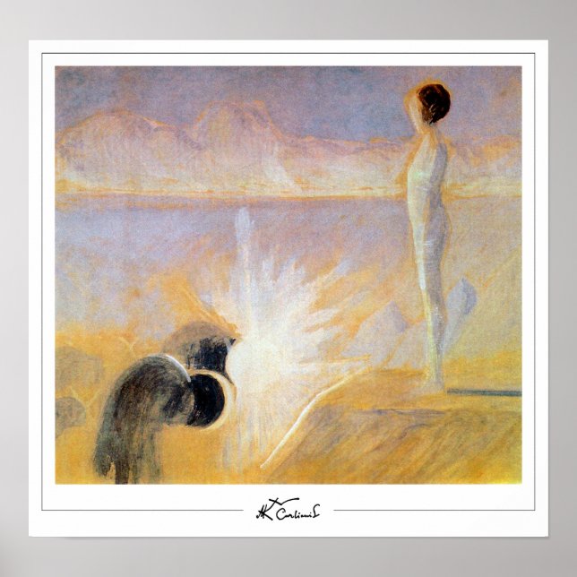 Poster Mikalojus Konstantinas Ciurlionis Zedign Art Posto (Frente)