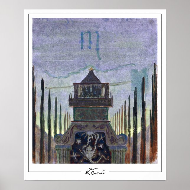 Poster Mikalojus Konstantinas Ciurlionis Zedign Art Posto (Frente)