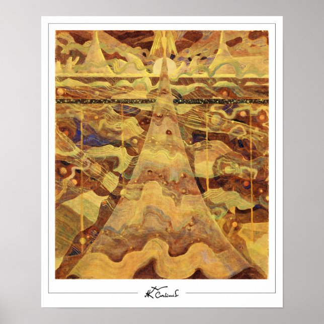 Poster Mikalojus Konstantinas Ciurlionis Zedign Art Posto (Frente)