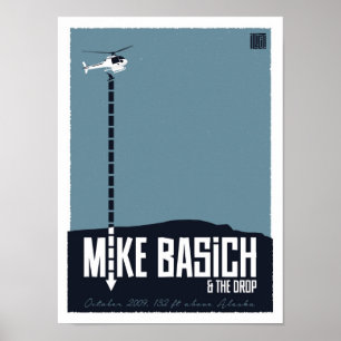 Poster Mike Basich Heli Drop