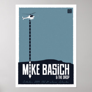Poster Mike Basich Heli Drop