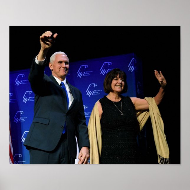 POSTER MIKE & KAREN PENCE (Frente)