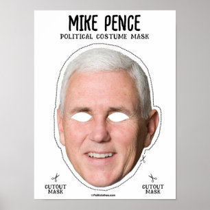 Poster Mike Pence Costume Mask