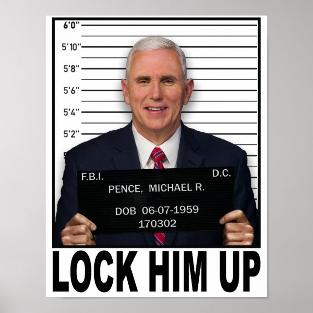 Póster Mike Pence - Tranque-O (Frente)