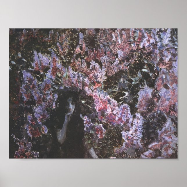 Poster Mikhail Vrubel - Os Lilacs (Frente)