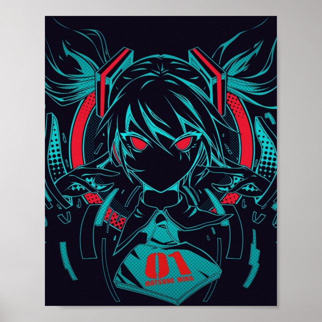 Poster Miku Digital Diva (Frente)