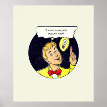 Mil Dólares Ideia Seu Texto Retroativo Painel Hist