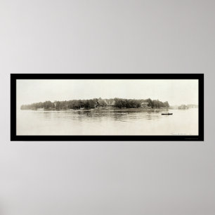 Póster Mil fotos 1909 das ilhas NY