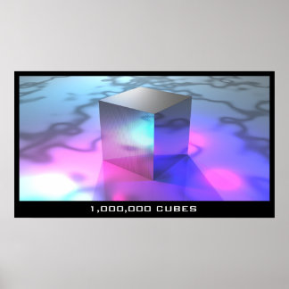 Póster Mil mil cubos