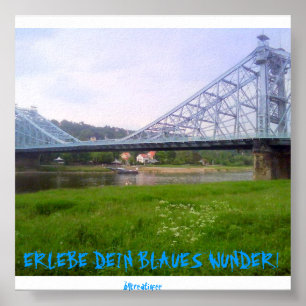 Poster Milagre azul Dresden