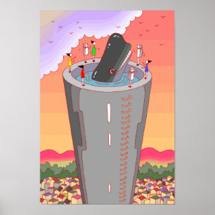 Poster Milagre no Topo da Chaminé.