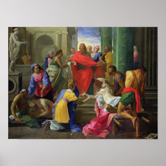 Póster Milagres de Ruas. Paul em Ephesus, 1693 (Frente)