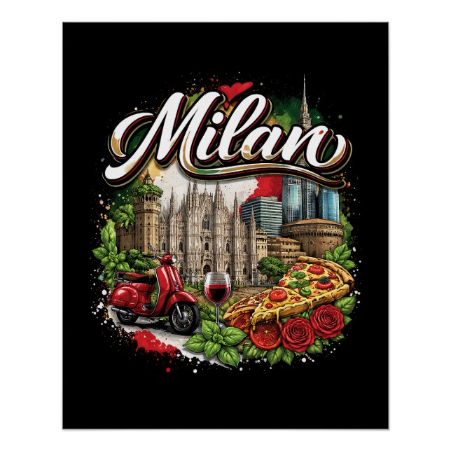 Póster Milão (Frente)