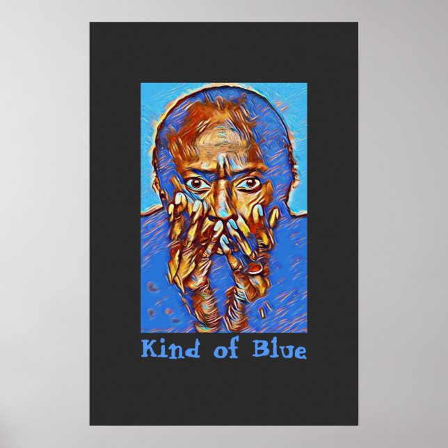 Poster Miles Davis "Kind Blue" (Frente)