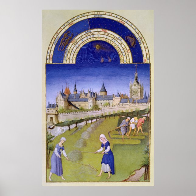 Póster Milha de junho: Haymaking (Frente)