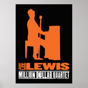 Póster Milhão quartetos Lewis do dólar