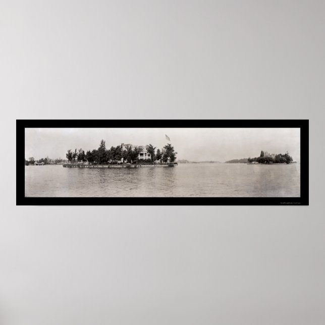 Póster Milhares de Ilhas, Nova Iorque Foto 1909 (Frente)
