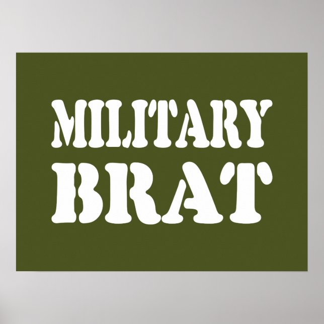 POSTER MILITAR BRAT (Frente)