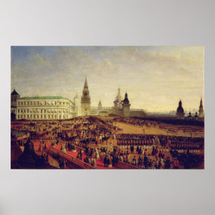 Póster Military parade during Coronation of Alexander