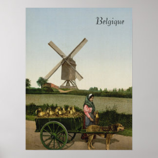 Poster Milkseller na Bélgica