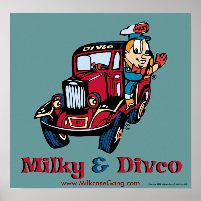 Poster Milky e Divco (Frente)