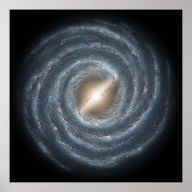 Póster Milky Way - via láctea (Frente)
