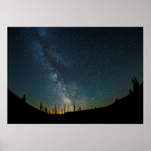 Póster Milkyway à noite