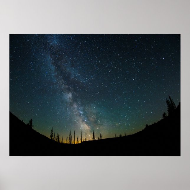 Póster Milkyway à noite (Frente)