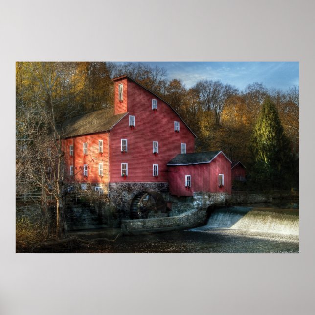 Póster Mill - O moinho antigo (Frente)