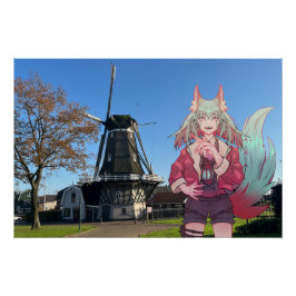 Póster Mill VTuber, Anime