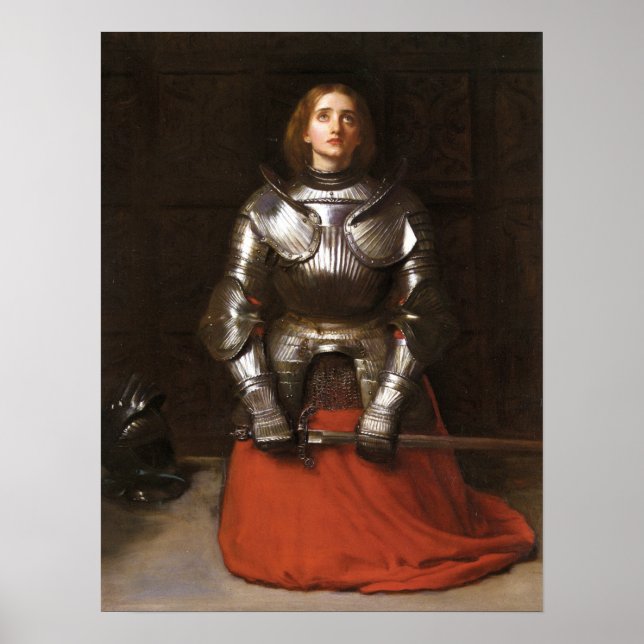 Poster Millais - Joan Of Arc (Frente)