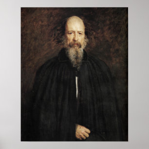 Poster Millais - Lorde Alfred Tennyson 1881