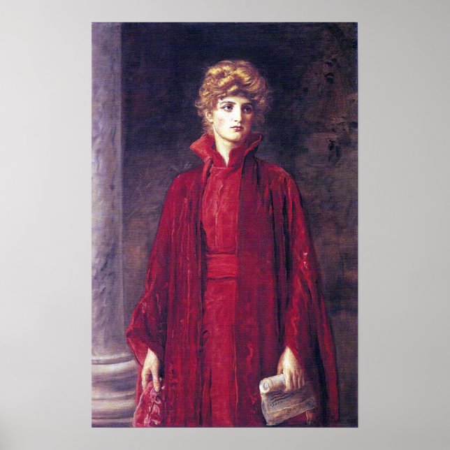 Poster Millais - Pórcia 1886 (Frente)