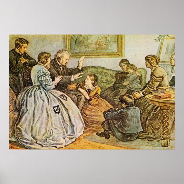 Poster Millais - Uma História de Natal 1862 (Frente)
