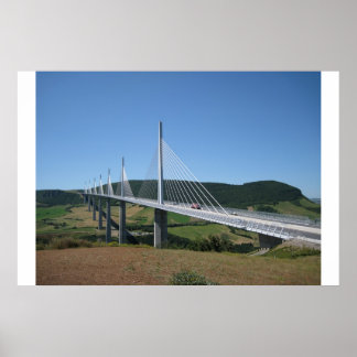 Póster Millau viaduct