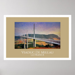 Poster Millau Viaduct, França