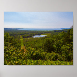 Póster Miller Hill Lookout, Sleing Bear Dunes NL