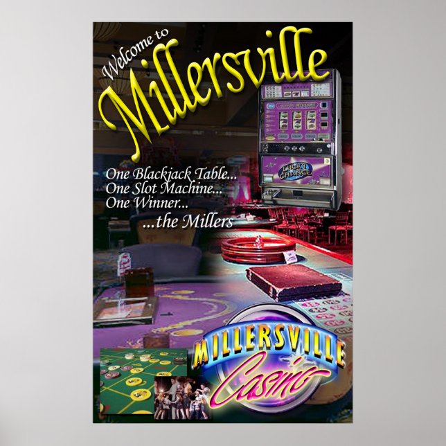 Póster Millersville Casino (Frente)