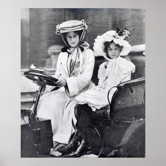 Póster Millicent Duquesa de Sutherland e sua filha (Frente)