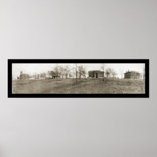 Póster Millsaps foto 1910 de Jackson, MS