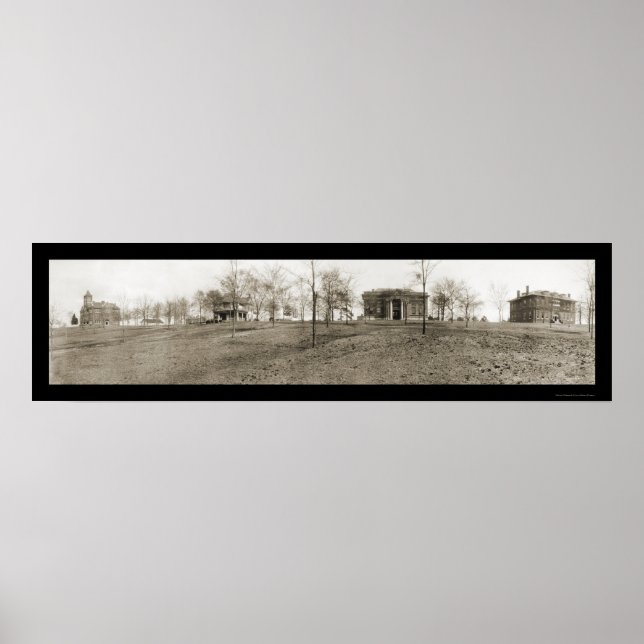 Póster Millsaps Jackson, MS Foto 1910 (Frente)