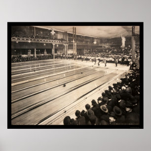 Poster Milwaukee, foto de rolamento 1905 dos WI I