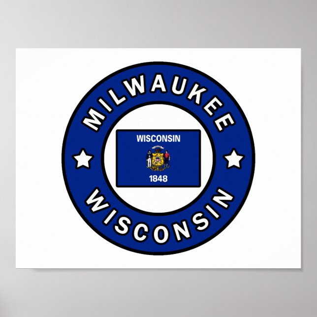 Poster Milwaukee Wisconsin (Frente)