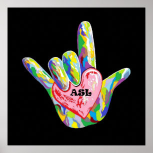 Póster Mim coração ASL